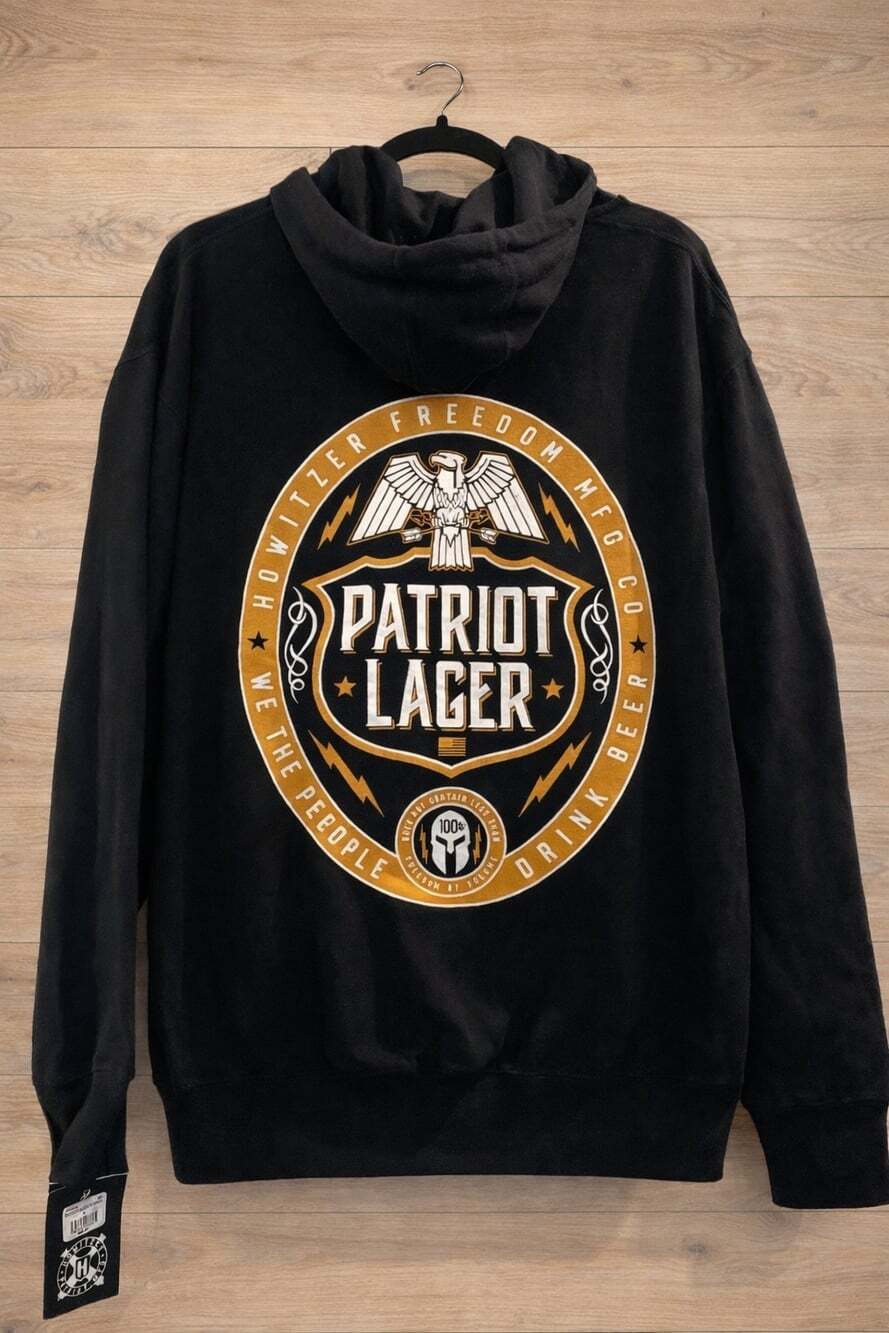 Howitzer Style Men's Hooded Sweatshirt Lager Military Grunt MFG Medium New CR70 - Picture 2 of 8